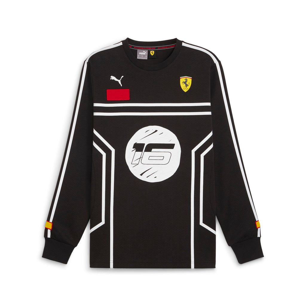 SCUDERIA FERRARI x JOSHUA VIDES BLK Men's Mesh Shirt