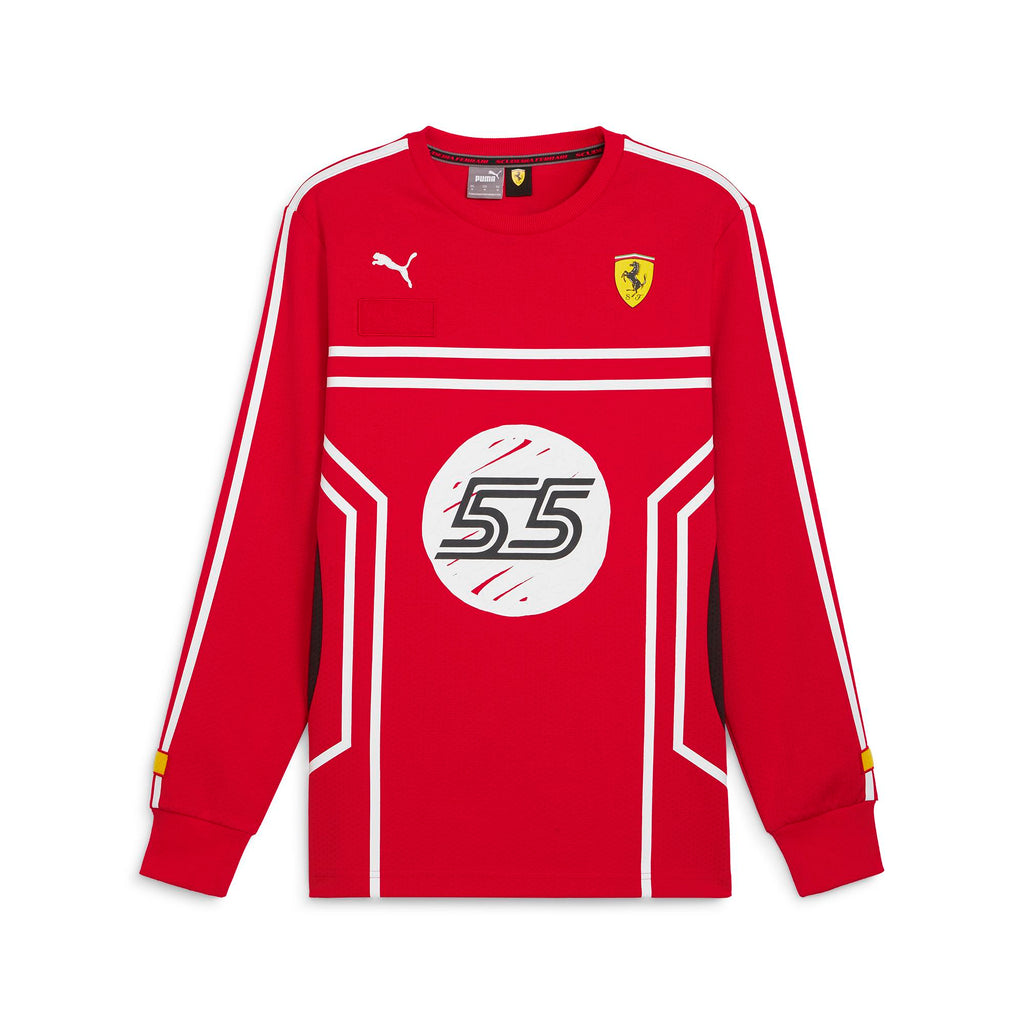 SCUDERIA FERRARI x JOSHUA VIDES Rosso Corsa Men's Mesh Shirt