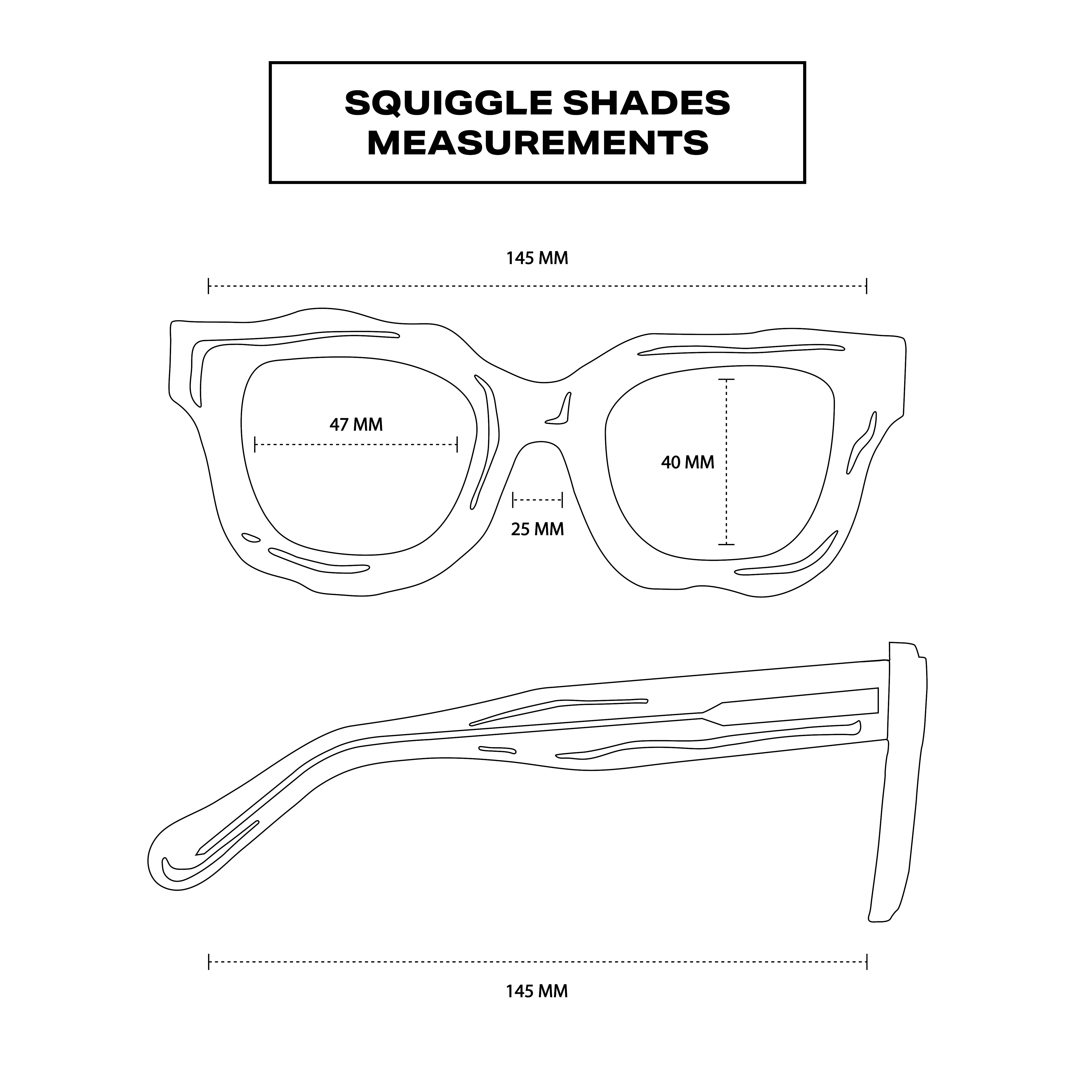 Squiggle Shades - Ultra Clear