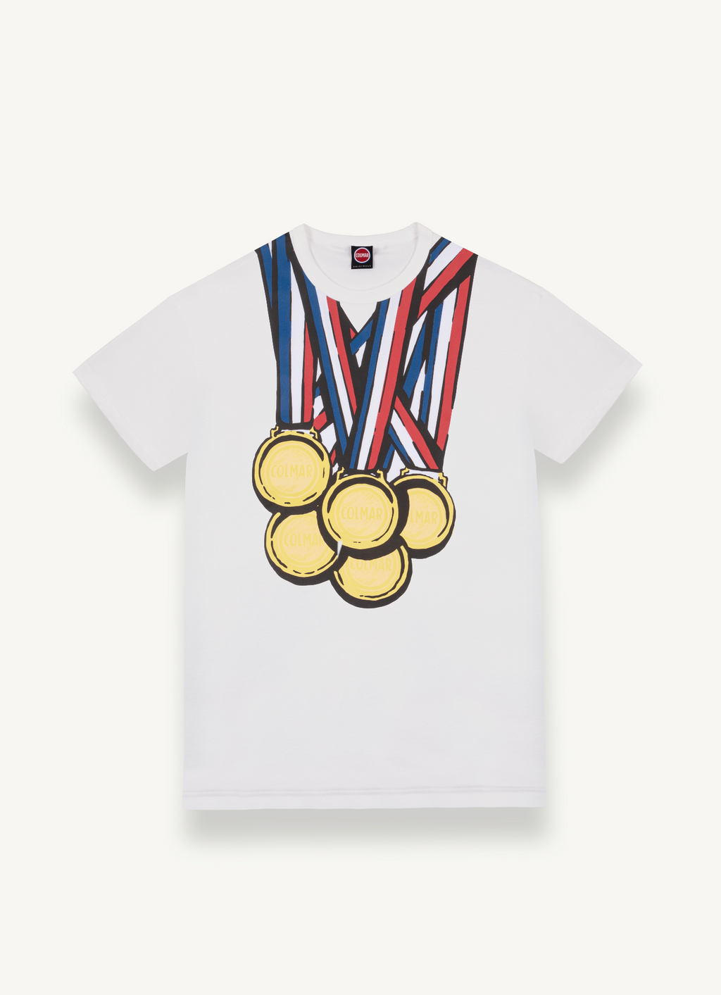 Colmar 100 by Joshua Vides unisex T-shirt with medal print